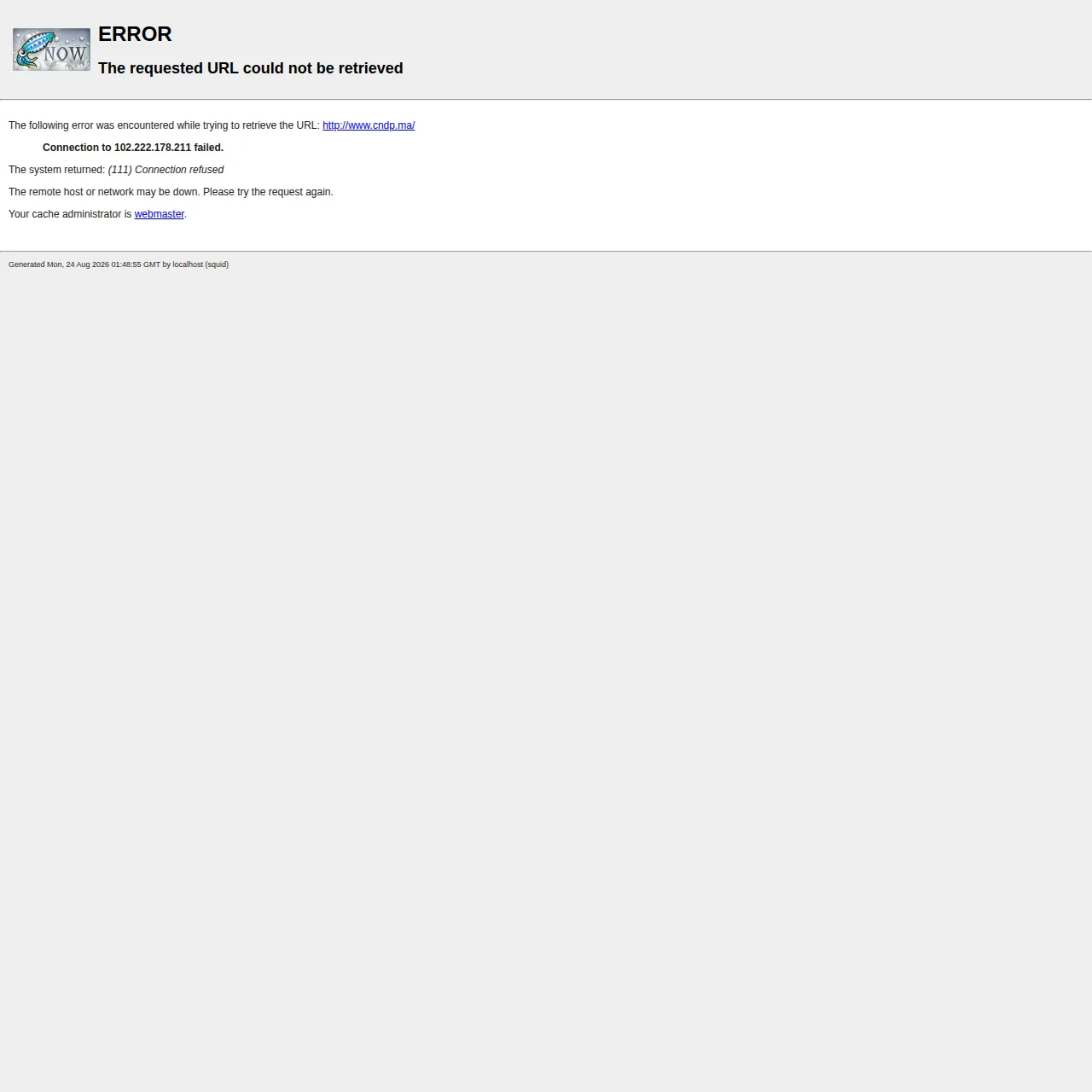Screenshot des CNDP-Portals in Marokko — Meldung einer Datenverarbeitung